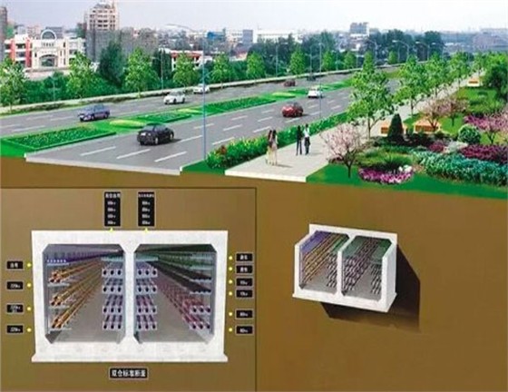广州番禺区万博管廊隧道项目示意图